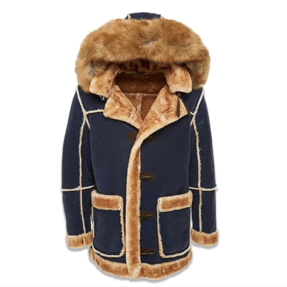 Jordan Craig Legacy Edition unisex Fashion Shearing Coat -size L - Picture 7 of 7